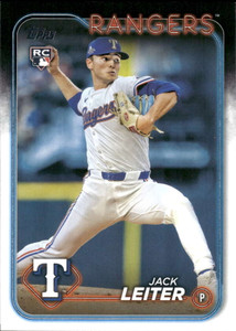 2024 Topps Update #US156 Jack Leiter NM-MT  RC Rookie Texas Rangers 