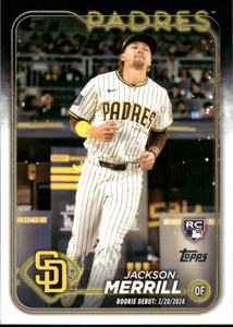 2024 Topps Update #US169 Jackson Merrill NM-MT  San Diego Padres 
