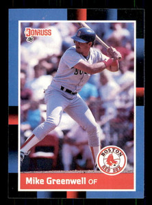 Mike Greenwell 3Card Lot 1989 Donruss - Boston Red Sox - NM- FREE