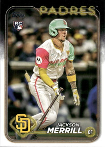 2024 Topps Update #US210 Jackson Merrill NM-MT  RC Rookie San Diego Padres 