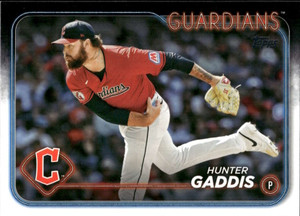 2024 Topps Update #US211 Hunter Gaddis NM-MT  Cleveland Guardians 