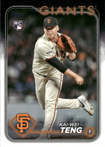 2024 Topps Update #US212 Kai-Wei Teng NM-MT  RC Rookie San Francisco Giants 
