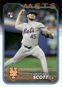 2024 Topps Update #US218 Christian Scott NM-MT  RC Rookie New York Mets 