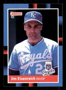 1988 Donruss #343 Jim Eisenreich NM-MT Kansas City Royals 
