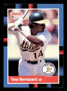 1988 Donruss #344 Tony Bernazard NM-MT Oakland Athletics 
