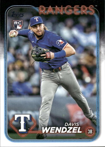 2024 Topps Update #US248 Davis Wendzel NM-MT  RC Rookie Texas Rangers 