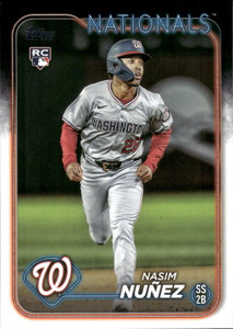 2024 Topps Update #US267 Nasim Nunez NM-MT  RC Rookie Washington Nationals 