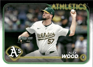2024 Topps Update #US276 Alex Wood NM-MT  Oakland Athletics 