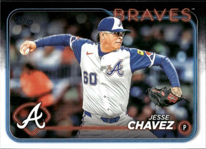 2024 Topps Update #US301 Jesse Chavez NM-MT  Atlanta Braves 