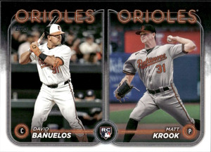 2024 Topps Update #US315 David Banuelos /Matt Krook NM-MT  RC Rookie Baltimore Orioles 