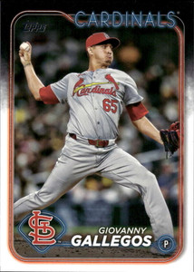 2024 Topps Update #US326 Giovanny Gallegos NM-MT  St Louis Cardinals 
