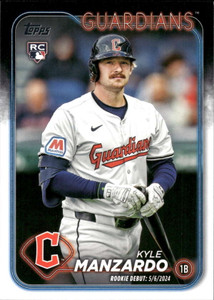 2024 Topps Update #US337 Kyle Manzardo NM-MT  Cleveland Guardians 