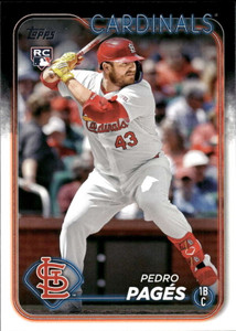 2024 Topps Update #US338 Pedro Pages NM-MT  RC Rookie St Louis Cardinals 