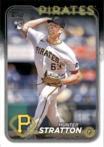 2024 Topps Update #US348 Hunter Stratton NM-MT  RC Rookie Pittsburgh Pirates 