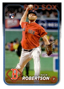 2024 Topps #13 Nick Robertson NM-MT RC Rookie Boston Red Sox 