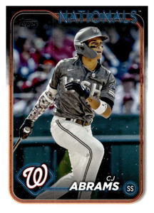2024 Topps #37 CJ Abrams NM-MT Washington Nationals 