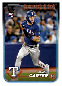 2024 Topps #280 Evan Carter NM-MT RC Rookie Texas Rangers 