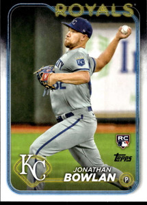 SOLD 151270 2024 Topps #399 Jonathan Bowlan NM-MT RC Rookie Kansas City Royals 