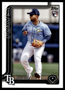 2025 Topps Update #US3 Jamie Westbrook NM-MT RC Rookie Tampa Bay Rays 