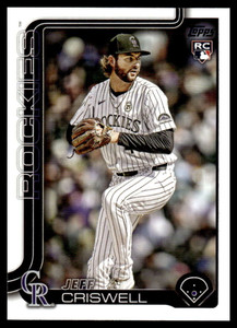 2025 Topps Update #US5 Jeff Criswell NM-MT RC Rookie Colorado Rockies 