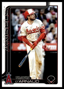 2025 Topps Update #US33 Travis d'Arnaud NM-MT Los Angeles Angels 