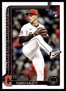 2025 Topps Update #US44 Doug Nikhazy NM-MT RC Rookie Cleveland Guardians 