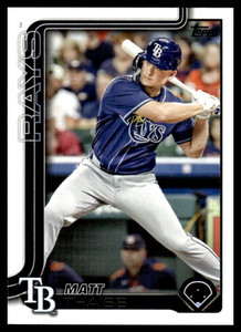2025 Topps Update #US48 Matt Thaiss NM-MT Tampa Bay Rays 