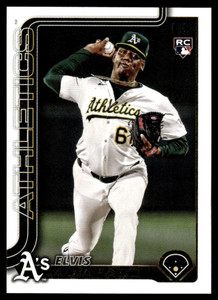 2025 Topps Update #US61 Elvis Alvarado NM-MT RC Rookie Athletics 