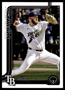 2025 Topps Update #US66 Zack Littell NM-MT Tampa Bay Rays 