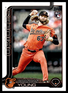 2025 Topps Update #US97 Brandon Young NM-MT RC Rookie Baltimore Orioles 