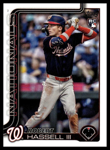 2025 Topps Update #US109 Robert Hassell III NM-MT RC Rookie Washington Nationals 