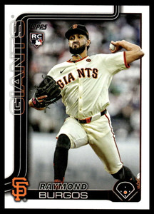 2025 Topps Update #US115 Raymond Burgos NM-MT RC Rookie San Francisco Giants 