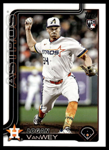 2025 Topps Update #US117 Logan VanWey NM-MT RC Rookie Houston Astros 