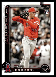 2025 Topps Update #US121 Ryan Johnson NM-MT RC Rookie Los Angeles Angels 