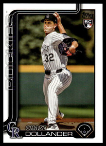 2025 Topps Update #US151 Chase Dollander NM-MT RC Rookie Colorado Rockies 