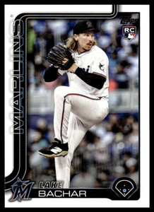 2025 Topps Update #US158 Lake Bachar NM-MT RC Rookie Miami Marlins 