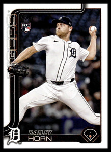 2025 Topps Update #US162 Bailey Horn NM-MT RC Rookie Detroit Tigers 