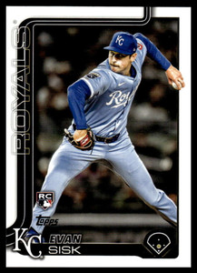 2025 Topps Update #US176 Evan Sisk NM-MT RC Rookie Kansas City Royals 