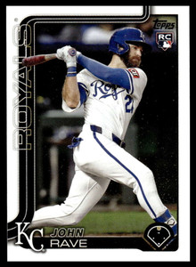 2025 Topps Update #US192 John Rave NM-MT RC Rookie Kansas City Royals 