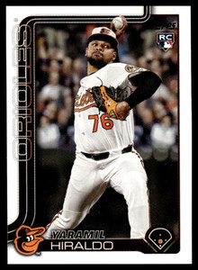 2025 Topps Update #US210 Yaramil Hiraldo NM-MT RC Rookie Baltimore Orioles 