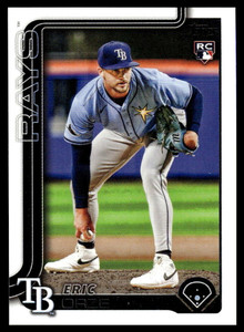 2025 Topps Update #US212 Eric Orze NM-MT RC Rookie Tampa Bay Rays 