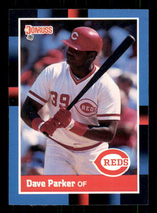 Dave Parker Cincinnati Reds Signed 1988 Score Card #17