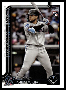 2025 Topps Update #US220 Victor MESA JR. NM-MT RC Rookie Miami Marlins 