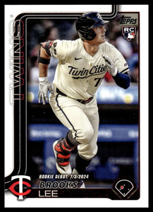 2025 Topps Update #US243 Brooks Lee Rookie Debut NM-MT Minnesota Twins 