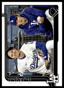 2025 Topps Update #US269 Roki Sasaki/Shohei Ohtani Veteran Combos NM-MT Los Angeles Dodgers 