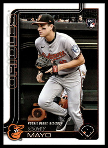 2025 Topps Update #US282 Coby Mayo Rookie Debut NM-MT Baltimore Orioles 