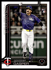 2025 Topps Update #US291 Mickey Gasper NM-MT RC Rookie Minnesota Twins 