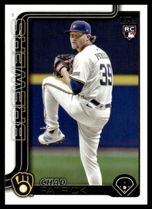 2025 Topps Update #US307 Chad Patrick NM-MT RC Rookie Milwaukee Brewers 