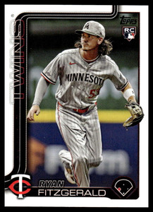 2025 Topps Update #US308 Ryan Fitzgerald NM-MT RC Rookie Minnesota Twins 
