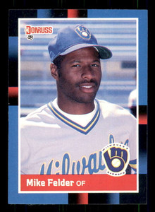 1988 Donruss #397 Mike Felder NM-MT Milwaukee Brewers 